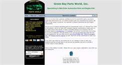 Desktop Screenshot of greenbaypartsworld.net