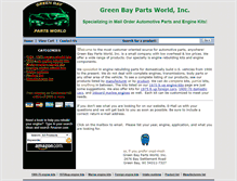 Tablet Screenshot of greenbaypartsworld.net